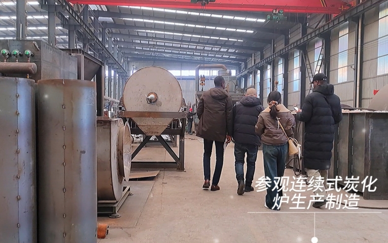 不遠萬裏來考察,非洲客戶到鞏義91视频下载网站機械之行